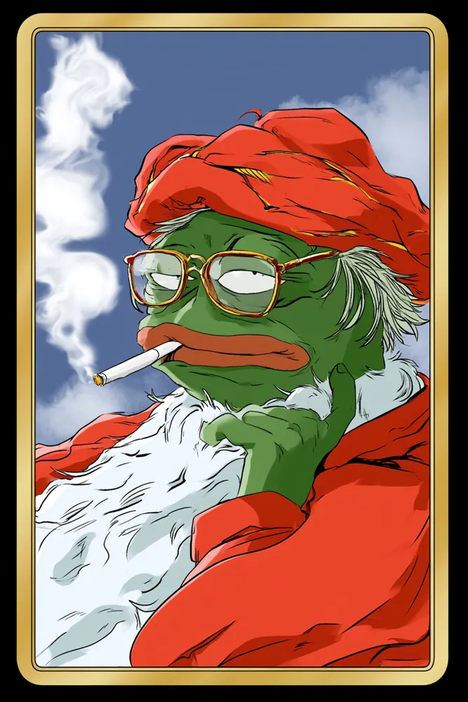 Santa's Smoke Break